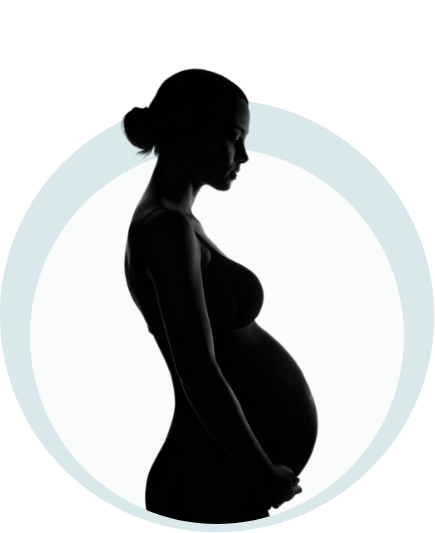 Pregnant silhouette placeholder