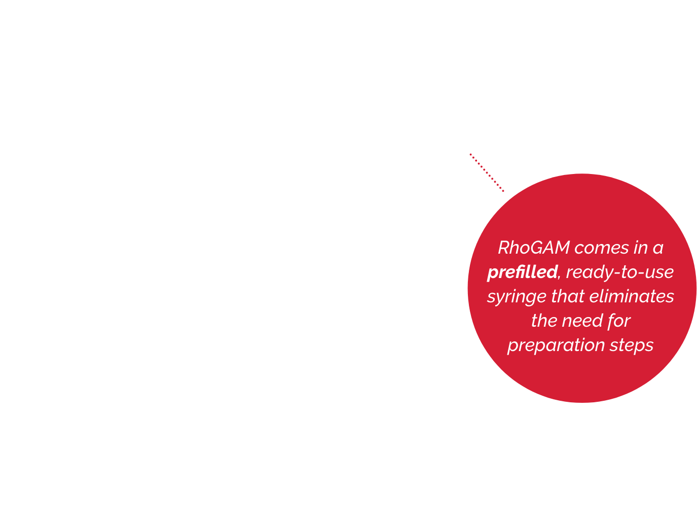 Syringe with feature callouts